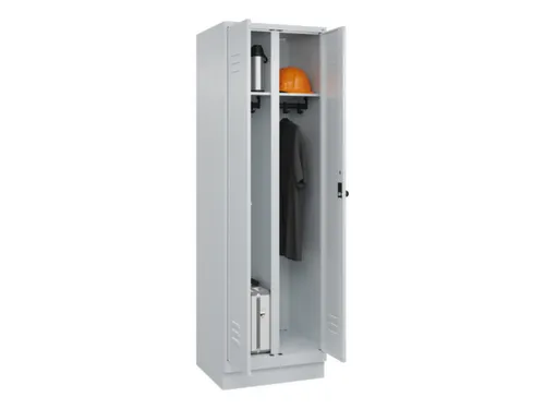locker voor scheiding van kleding,HxBxD 1950x600x500mm,2vak