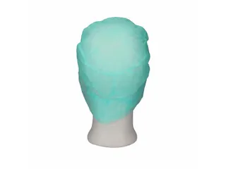 PPnw pet / klep en haaropvang, groen 'snood cap' 1000 Stuks - 4
