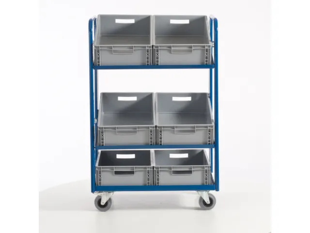 Bijzetwagen Euronorm Bakken 825x610mm Met 6 Eurobakken 200kg