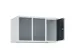 opzetkast,v. locker,3vak.,vak B 300mm,HxBxD 500x900x500mm,vleugeldeur