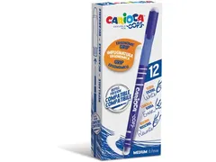 balpen Oops medium uitwisbaar 12 stuks blauw