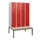 locker met bank,HxBxD 1950x1200x815mm,4vak,vak B 300mm,cil.-slot