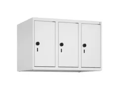 opzetkast,v. locker,3vak.,vak B 250mm,HxBxD 500x750x500mm,vleugeldeur