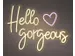Ledbord Lumineo indoor USB neon Hello Gorgeous