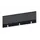 baliepaneel bureau aanbouw achter CC-zwart BN8010-antraciet 1400mm