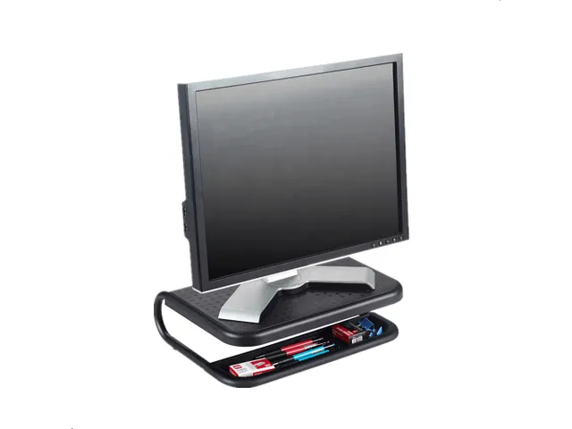 Support ordinateur portable/tablette ergonomique avec organiseur noir