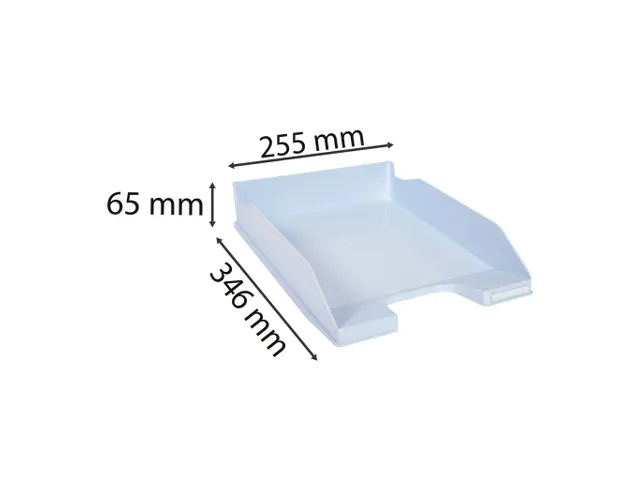 Corbeille à courrier Combo Midi Aquarel - Bleu pastel