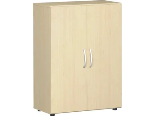 kantoorkast openslaande deuren HxBxD 1104x800x420mm hout esdoorn