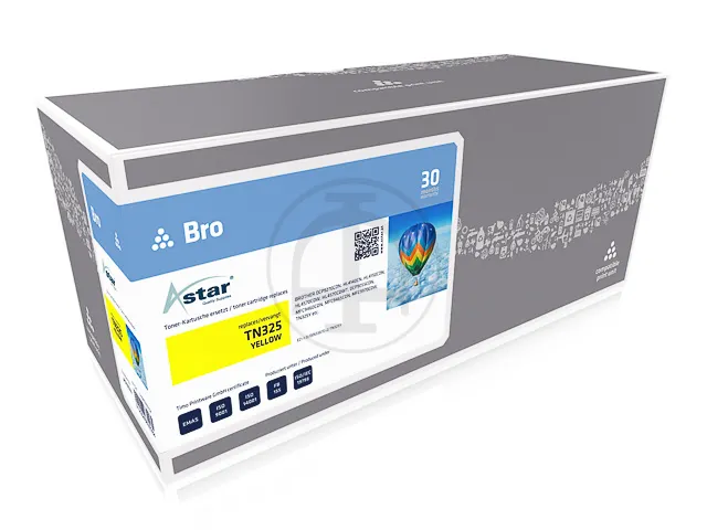 AS13523 Astar Brother TN325Y HL toner geel rebuilt 3500pagina's