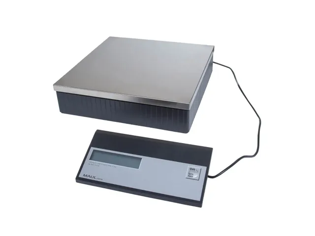 Pakketweger MAULparcel, apart display, 50kg RVS plateau