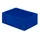 Euronorm-Stapelbak 33l 175x 600x 400mm Wanden/Bodem Gesloten Blauw