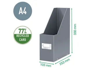 Tijdschriftcassette Leitz Click & Store Wit 77% gerecycled karton - 8