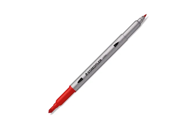 Kleurstift Staedtler 3200 dubbele punt viltstift etui 120 kleuren