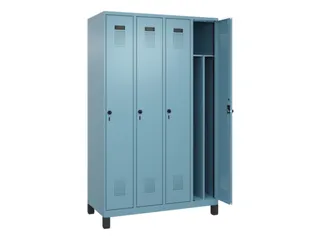 locker voor scheiding van kleding,HxBxD 1950x1200x500mm,4vak - 1