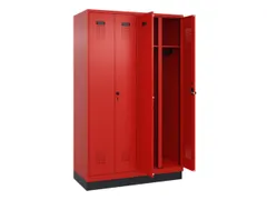 locker voor scheiding van kleding,HxBxD 1950x1200x500mm,4vak