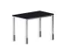 In hoogte verstelbaar bureau,HxBxD 720-840x1000x600mm,CC-zwart
