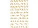 Etiket Herma 4152 8mm Letters A-Z Goud op Transparant 238 stuks
