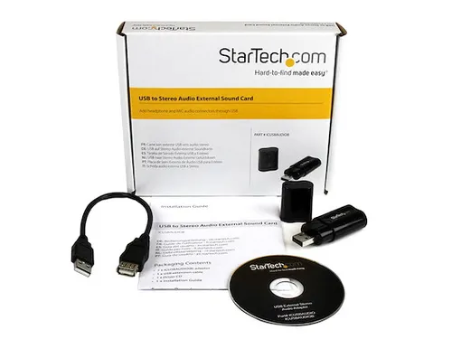 USB Stereo Audio Adapter Externe Geluidskaart