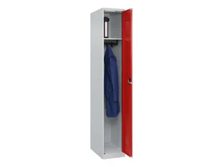 locker,HxBxD 1850x300x500mm,1vak,vak B 300mm,cil.-slot,staand op vloer - 1