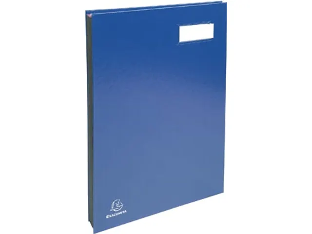 Exacompta Handtekenmap Blauw 57022e 20 vakken