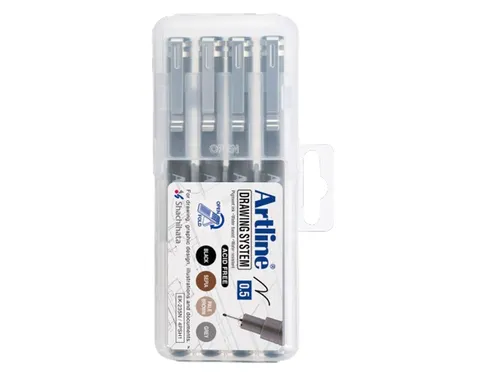 Fineliner Artline technisch 0.5mm assorti
