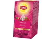 Lipton Thee, Rozenbottel, Exclusive 25 Piramidezakjes