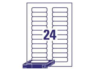 Etiket Avery L7665-25 72x21.2mm voor datatape's 600stuks - 4