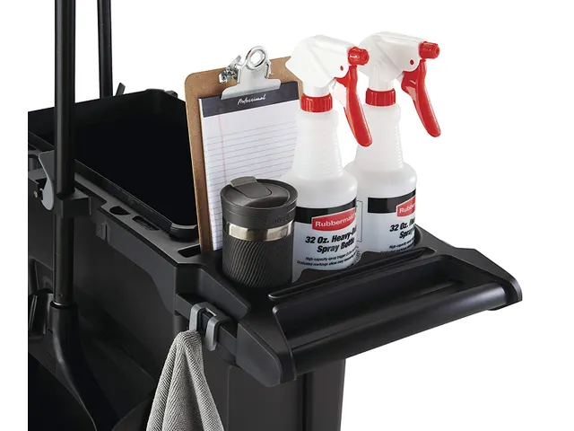 Schoonmaakkar Afvalverzamelaar Slim Jim Rim Caddy Kit 87 Liter Zwart