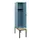 locker met bank,HxBxD 1950x400x815mm,1vak,vak B 400mm,draaigrendel
