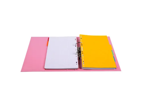 Ordner PVC Prem'Touch A4 50 mm roze