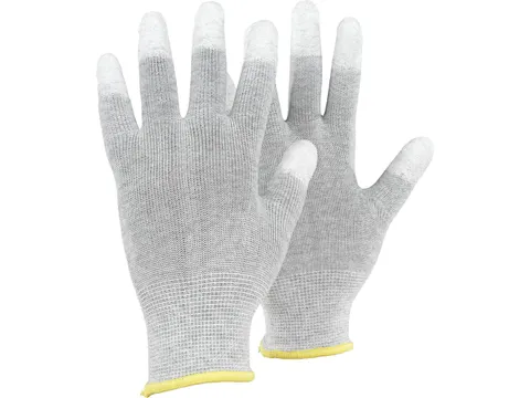 Tegera 801 precisiehandschoenen ESD grijs/wit, maat 9, per 12 paar