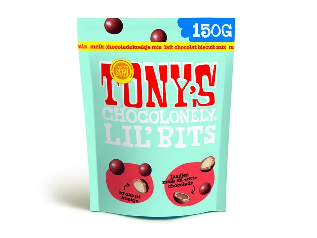 Chocolade Tony's Chocolonely Lil Bits melk koekje mix 150 gram