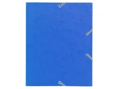 Elastomap 3 kleppen glanskarton 400gm² schoolformaat 17x22cm Assorti