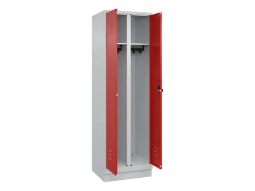 locker voor scheiding van kleding,HxBxD 1950x600x500mm,2vak