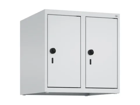 opzetkast,v. locker,2vak.,vak B 250mm,HxBxD 500x500x500mm,vleugeldeur