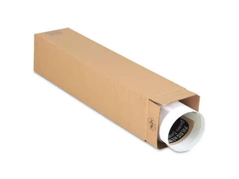 Verzendkoker Vierkant 120x120x1600mm Bruin 10 Stuks