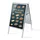 Stoepbord A1 complete set met print "Vers Brood"
