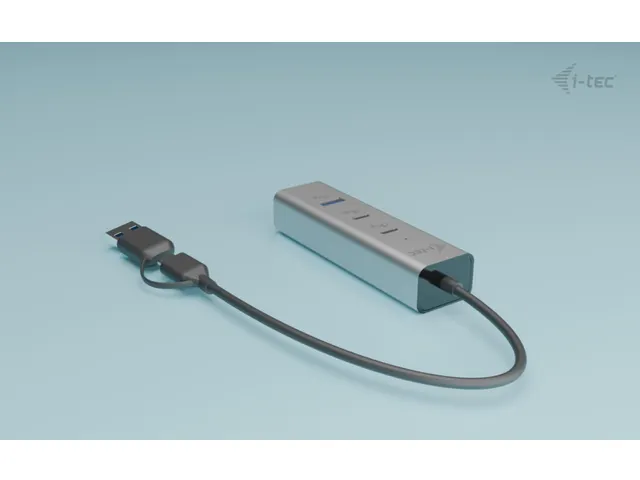 Universal Charging Metal HUB 2xUSB-C + 2x USB-A Port + Power Delivery