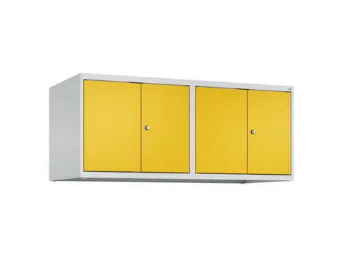opzetkast,v. locker voor scheiding van kleding,4vak.,vak B 300mm