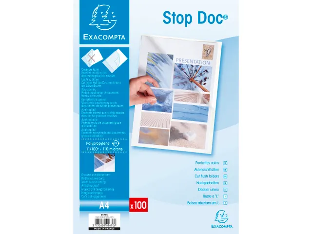 PK 100 L-map glad PP 11/100 A4 transp.