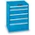 Ladenkast Code 850x717x725mm 5laden 200kg Ral5012