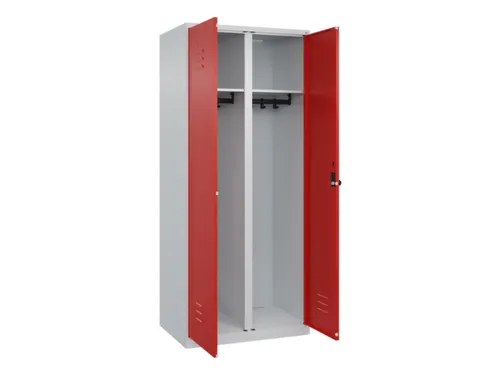 locker voor scheiding van kleding,HxBxD 1850x800x500mm,2vak