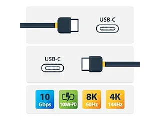 50cm Haakse USB-C Kabel - 2