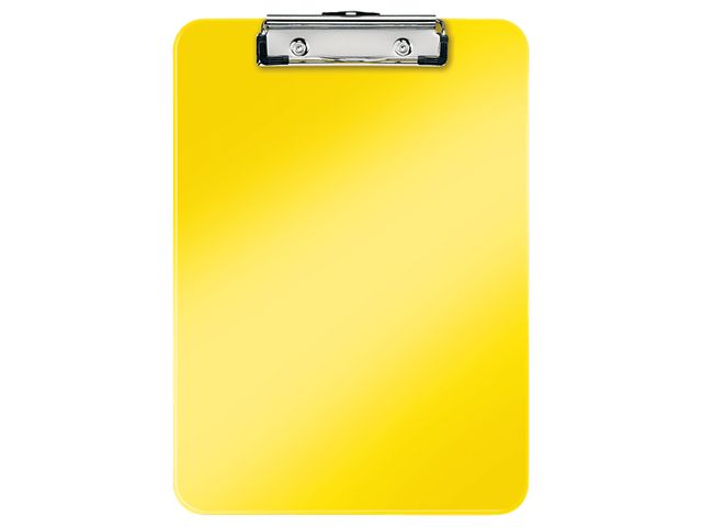 WOW klembord Polystyrol A4 geel | KlembordenShop.nl