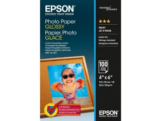 C13S042548 Epson Fotopapier 10x15cm 200 Gram Glossy 100 Vel - 1