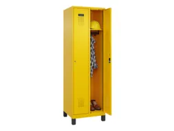 locker,HxBxD 1950x600x500mm,2vak,vak B 300mm,cil.-slot,voeten