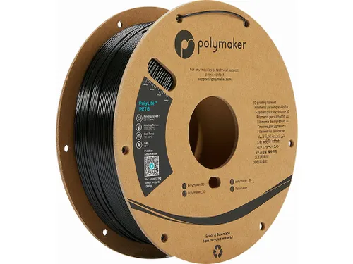 3D Filament PETG 1,75mm Zwart 5kg