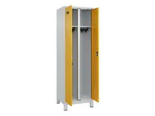 locker voor scheiding van kleding,HxBxD 1950x600x500mm,2vak - 1