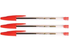 Balpen Quantore Stick rood medium