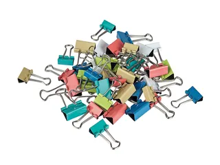 Papierklem MAUL 215 foldback 7mm + 9mm assorti - 6